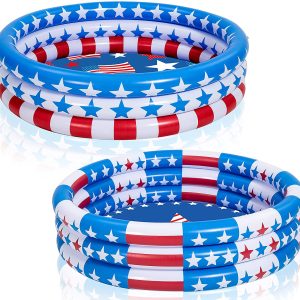 45” Inflatable Star American Flag Pool, 2 Pack – SLOOSH