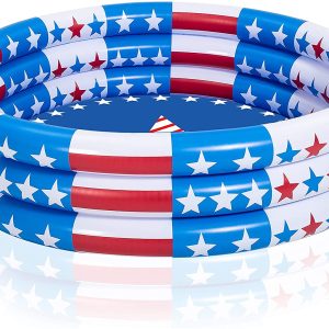 58” American Flag Inflatable Kiddie Pool – SLOOSH