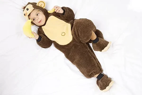 Baby Monkey Halloween Costume Set