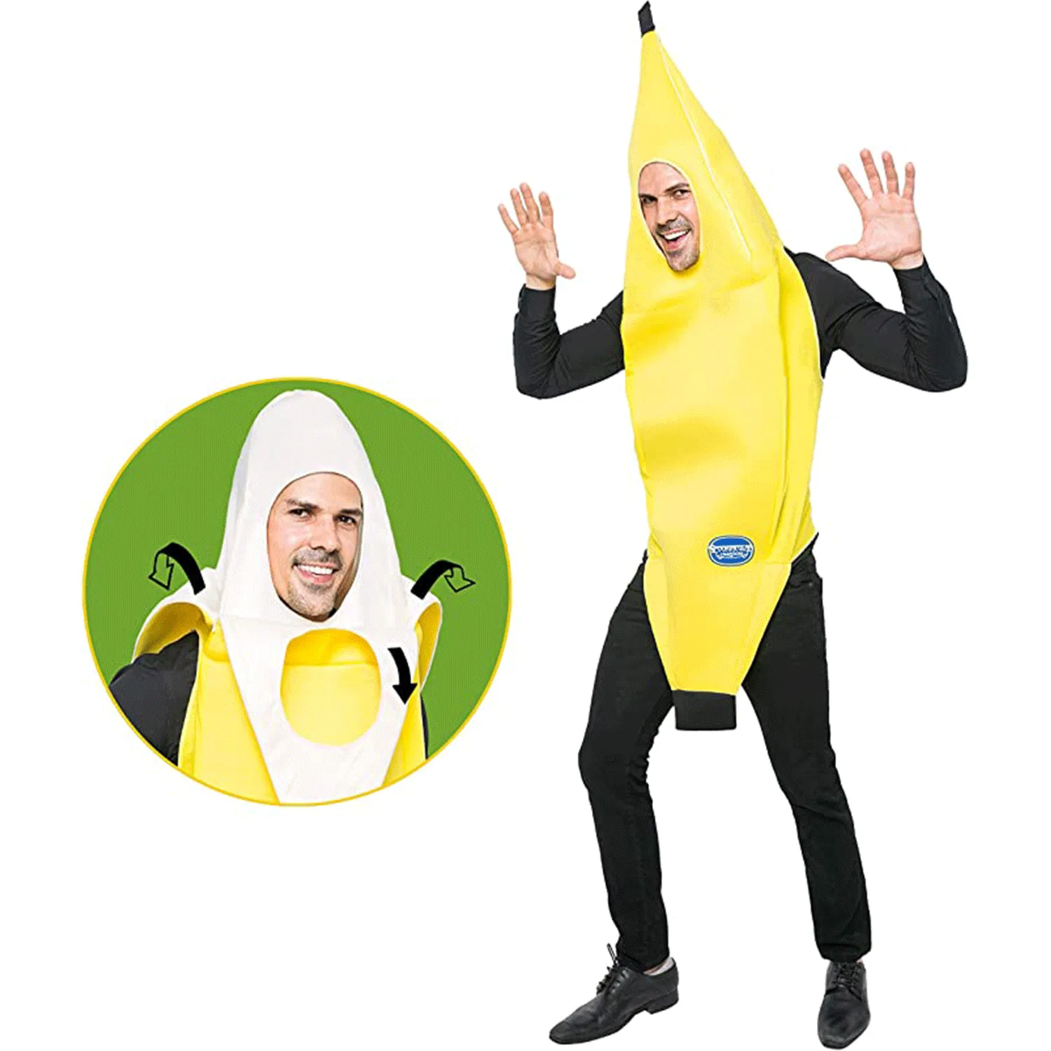 Adult Unisex Banana Costume for Halloween