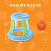 Basketball Hoops & Inflatable Pool Volleyball Set
