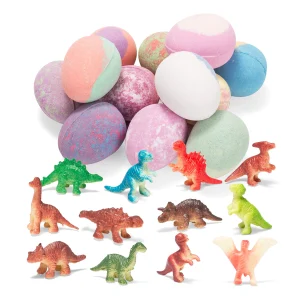 12Pcs Bath Bombs for Kids with Dinosaur Toys 2.8oz