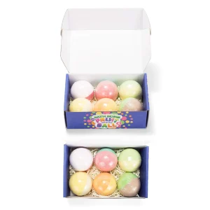 6pcs Bath Bombs with Assorted Toys