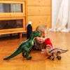 2pcs Walking Dinosaur Toys with Light and Sound