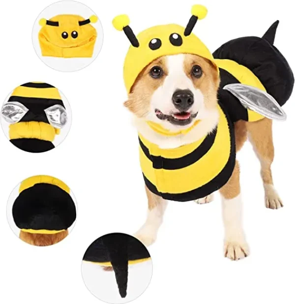 Cute Bee Costume for Dogs