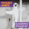 Bendable Tree Wrap Ghost Halloween Decoration 53in