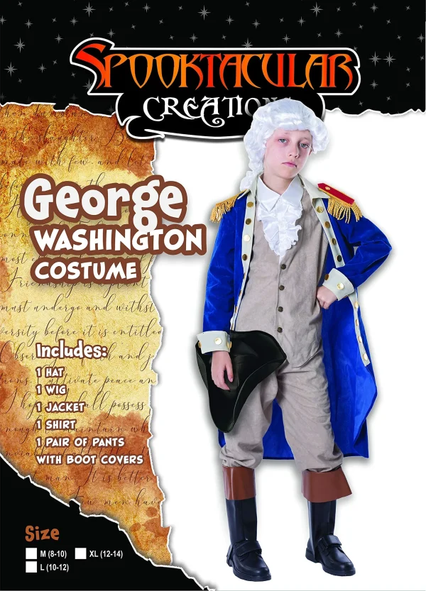 Boys Halloween George Washington Costume