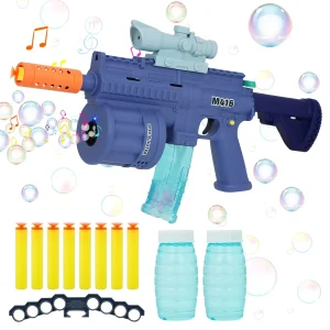 Bubble Gun with Foam Dart Blaster