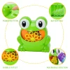 Kids Green Bubble Machine with Solutions