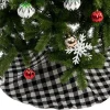 Buffalo Plaid Christmas Tree Skirts 48in