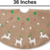 Reindeer Christmas Tree Skirt 36in
