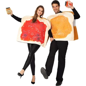 Adult Peanut Butter and Jelly Halloween Costume