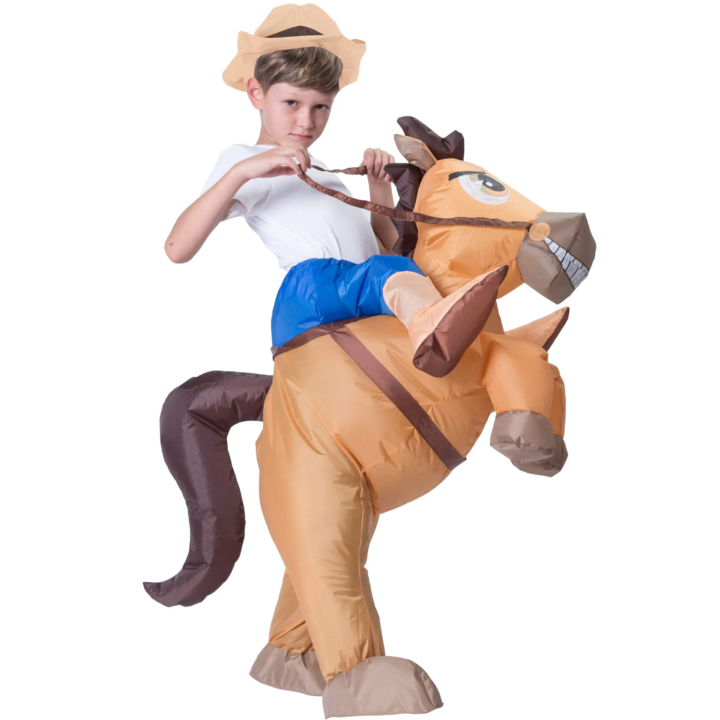 Child cowboy inflatable costume