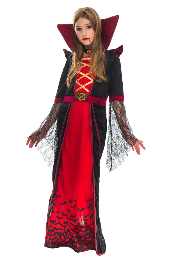 Girls Halloween Vampire Costume