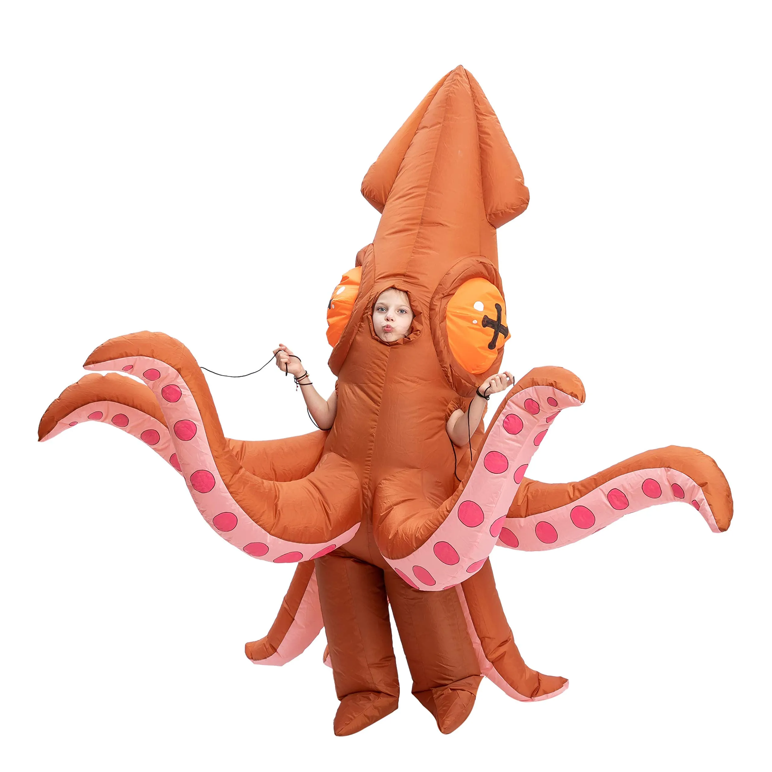 Giant squid inflatable animal costumes for kids