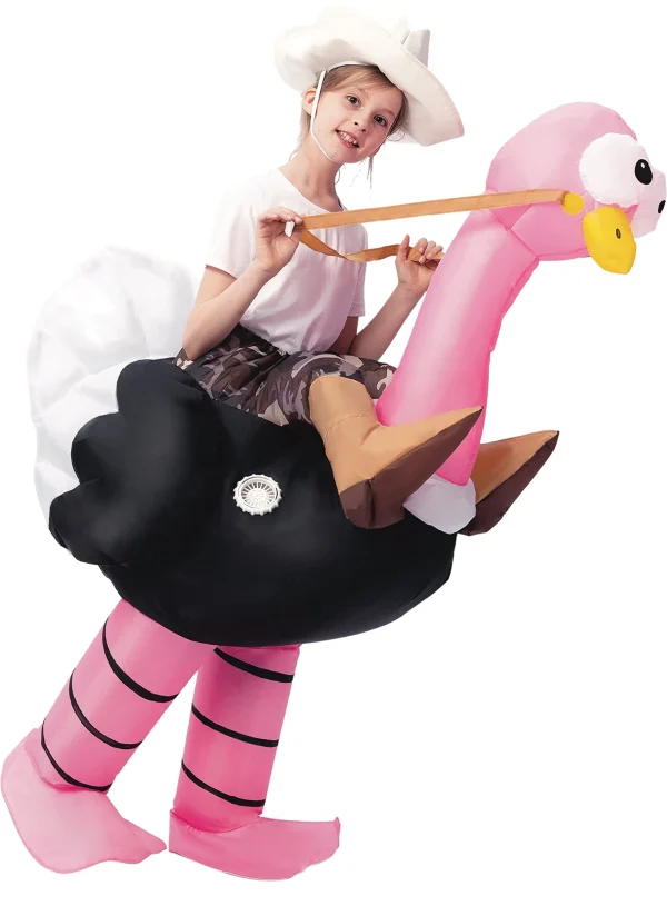 Child Inflatable Ostrich Rider Costume