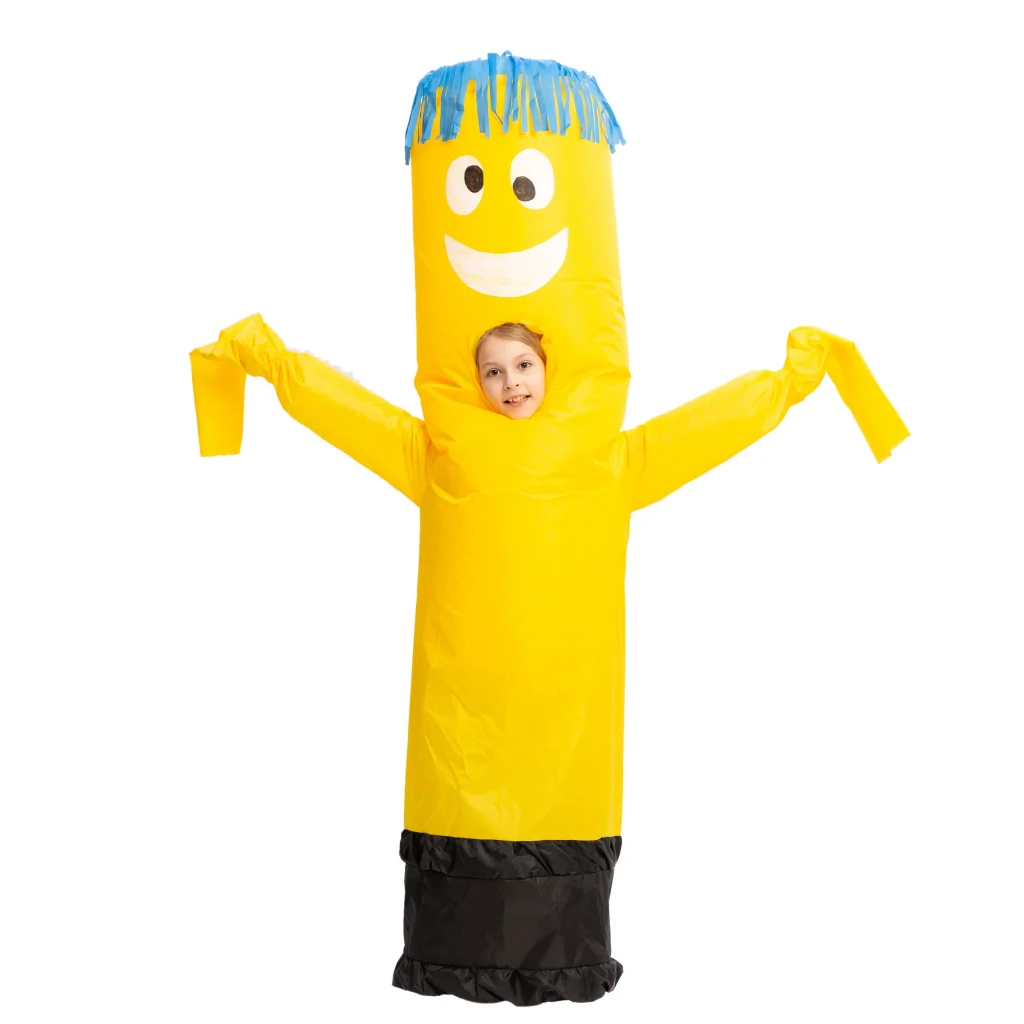 Inflatable tube man costume