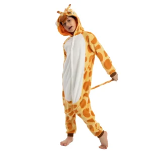 Child Pajama Plush Onesie Giraffe Costume