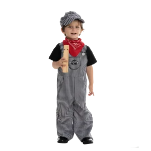 Child train conductor costumes for Halloween