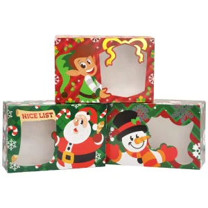 24pcs Christmas Cookie Gift Boxes