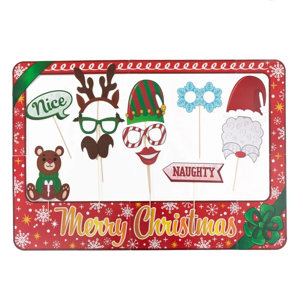 Christmas Photobooth Props With Frame