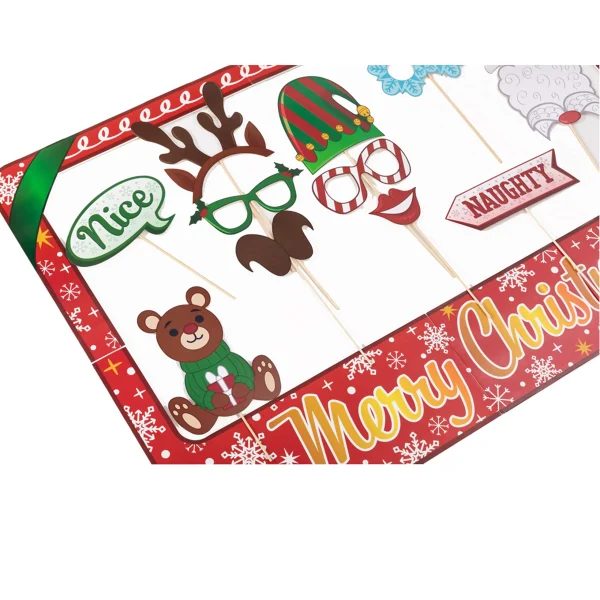 Christmas Photobooth Props With Frame