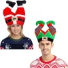 2pcs Santa and Elf Pants Christmas Hats
