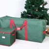 Christmas Tree Storage Bag and 64-Slot Ornament Storage Set (Green) 48in