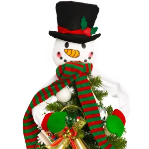 Hugger Plush Snowman Christmas Tree Topper