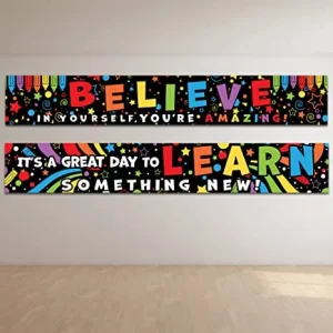Classroom Banner Poster Decoration