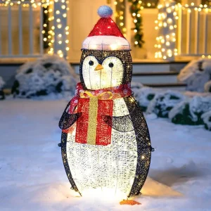 3ft 140 LED Cotton Penguin Yard Light