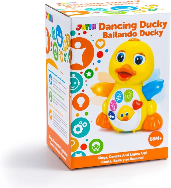 Dancing Walking Yellow Duck with Music and LED Lights