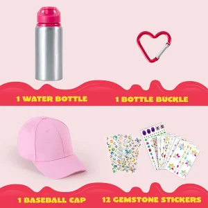 Decorate Your Own Baseball Cap and Water Bottle