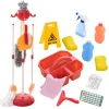 18Pcs Detachable Housekeeping Cleaning Pretend Play Toy Set