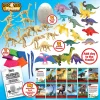 12pcs Dinosaur Egg Toy and Klever Kits Dig
