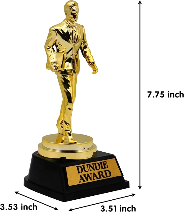 3Pcs Award Trophy Memorabilia for Awards Salesman Trophies with Custom Engraving