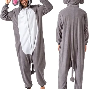 Adult Elephant Pajamas Halloween Costume