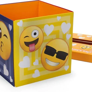 Emoji Valentines Mailbox and Cards Set