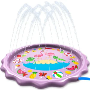 68 Flamingo Sprinkler Mat – SLOOSH