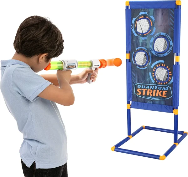 Foam Ball Popper Gun Set with Standing Shooting Target