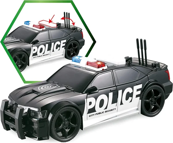 JOYIN 4pcs City Hero Emergency Vehicle Toys