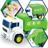 4pcs Vehicle Toys Set with Lights and Siren Sound
