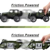 Military Vehicles Toys Set with Light and Sound Sirens