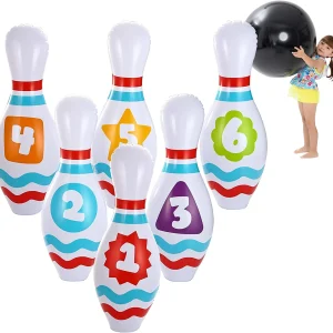 Giant Inflatable Bowling Set for Kids and Adults