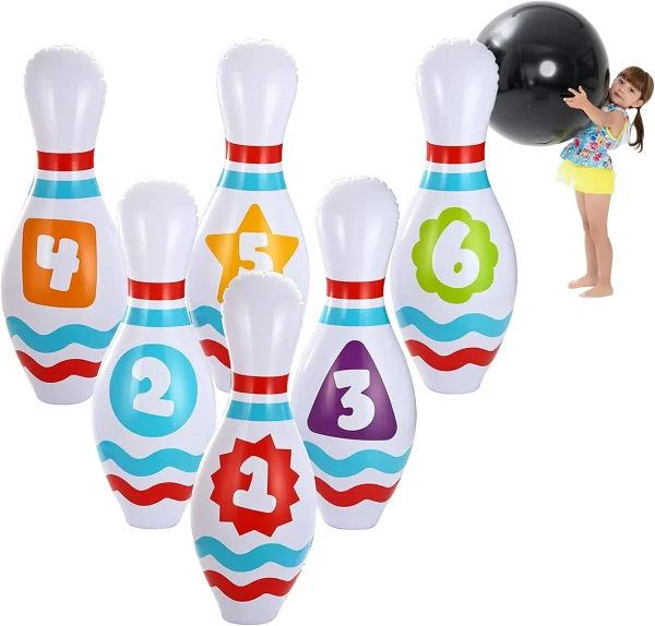 Giant Inflatable Bowling Set for Kids and Adults