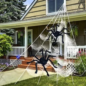 Halloween Giant Spider Web 23ft