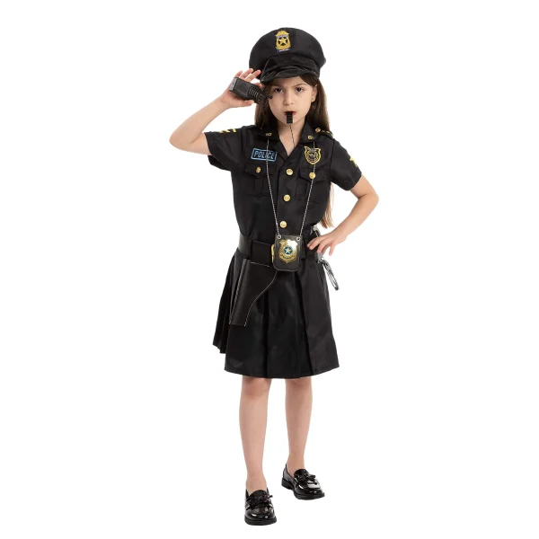 Cosplay Girl Cop Halloween Costume | Police Officer Costume
