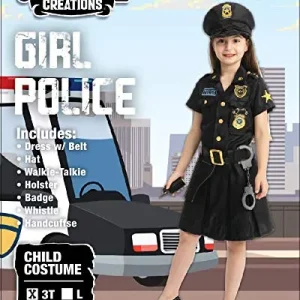 Girl Cop Halloween Costume