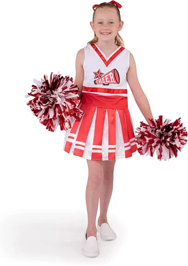 Cute Girls High School Cheerleader Halloween Costume