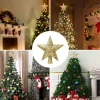 Yellow LED Star Christmas Tree Topper